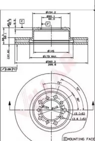 Тормозной диск VILLAR купить