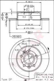 Тормозной диск VILLAR купить