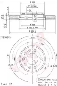 Тормозной диск VILLAR купить