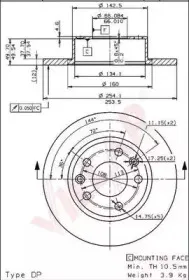 Тормозной диск VILLAR купить