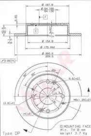 Тормозной диск VILLAR купить