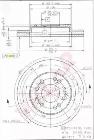 Тормозной диск VILLAR купить