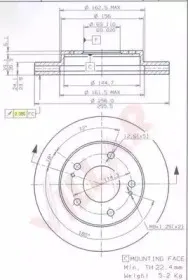 Тормозной диск VILLAR купить
