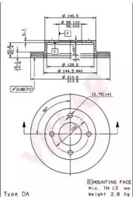 Тормозной диск VILLAR купить
