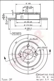 Тормозной диск VILLAR купить