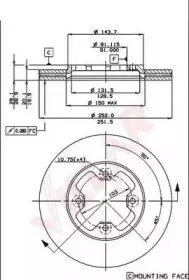 Тормозной диск VILLAR купить