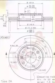 Тормозной диск VILLAR купить