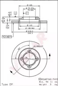 Тормозной диск VILLAR купить