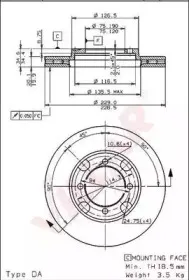 Тормозной диск VILLAR купить