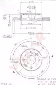 Тормозной диск VILLAR купить