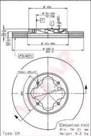 Тормозной диск VILLAR купить