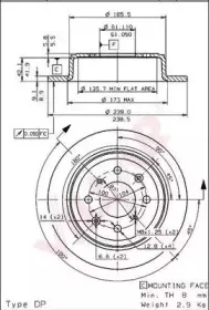 Тормозной диск VILLAR купить