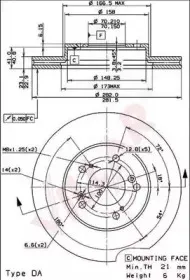 Тормозной диск VILLAR купить