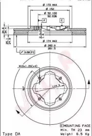 Тормозной диск VILLAR купить