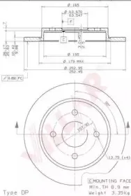 Тормозной диск VILLAR купить