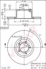 Тормозной диск VILLAR купить
