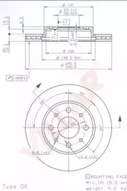Тормозной диск VILLAR купить