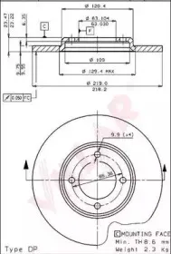 Тормозной диск VILLAR купить