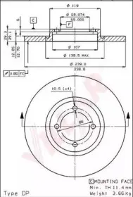 Тормозной диск VILLAR купить