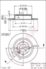 Тормозной диск VILLAR купить