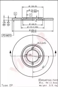 Тормозной диск VILLAR купить