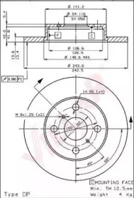 Тормозной диск VILLAR купить