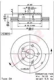 Тормозной диск VILLAR купить