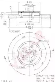 Тормозной диск VILLAR купить