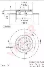 Тормозной диск VILLAR купить