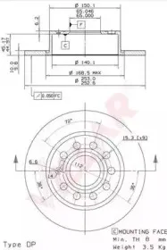 Тормозной диск VILLAR купить