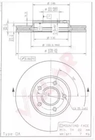 Тормозной диск VILLAR купить