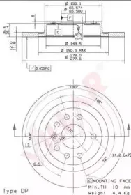 Тормозной диск VILLAR купить