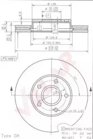 Тормозной диск VILLAR купить