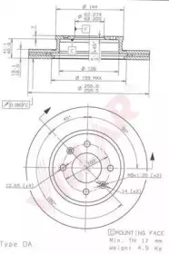 Тормозной диск VILLAR купить