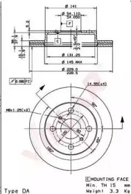 Тормозной диск VILLAR купить