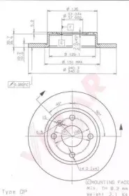 Тормозной диск VILLAR купить