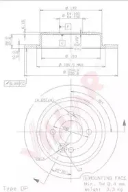 Тормозной диск VILLAR купить
