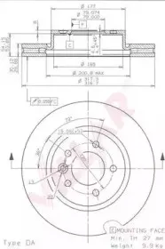 Тормозной диск VILLAR купить
