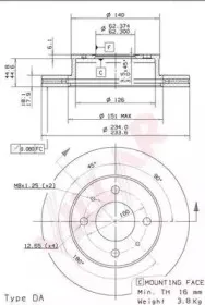 Тормозной диск VILLAR купить