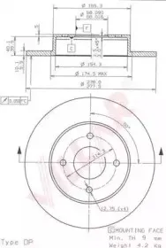 Тормозной диск VILLAR купить