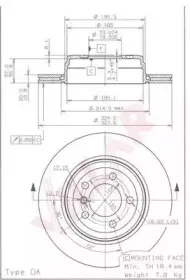 Тормозной диск VILLAR купить