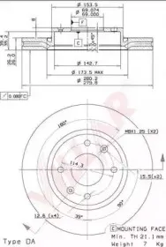 Тормозной диск VILLAR купить
