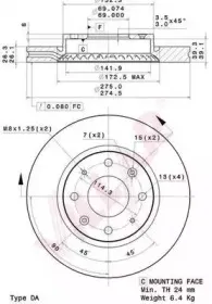 Тормозной диск VILLAR купить