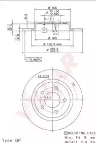 Тормозной диск VILLAR купить
