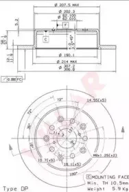 Тормозной диск VILLAR купить