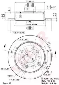 Тормозной диск VILLAR купить