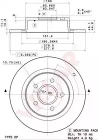 Тормозной диск VILLAR купить
