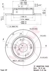Тормозной диск VILLAR купить