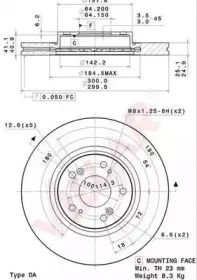 Тормозной диск VILLAR купить