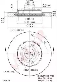 Тормозной диск VILLAR купить